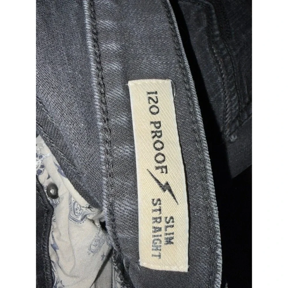 Moonshine Spirit Brad Paisley 120 Proof Slim Straight Black Jeans 36x34 Mens